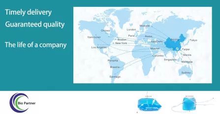 Bio partner single-use processing bag for biopharma